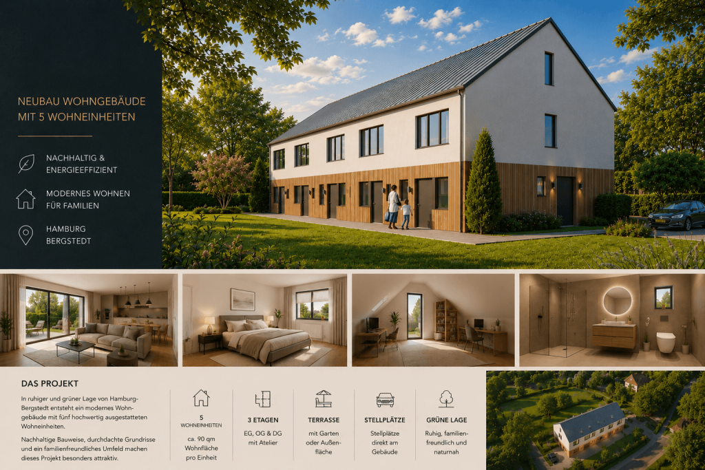 Modernes Wohnen mit Privatgarten, Terrasse & hochwertiger Architektur